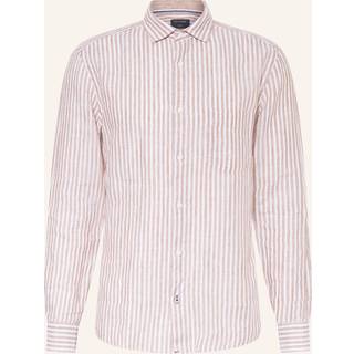 OLYMP Herren Hemd beige gestreift
