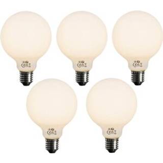 Sæt af 5 E27 Dæmpbar LED-pære Opal G95 5W 450lm 2700K