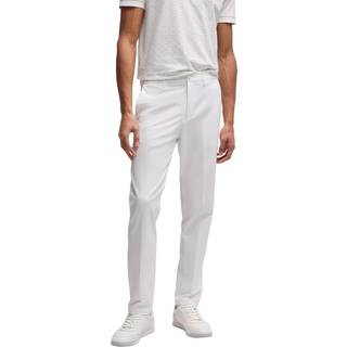 BOSS Green Herren Hose weiß Slim Fit