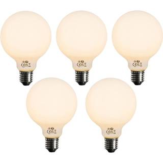 Sæt af 5 E27 Dæmpbar LED-pære Opal G95 5W 450lm 2200K