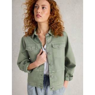 White Stuff White Stuff Green Camille Denim Jacket