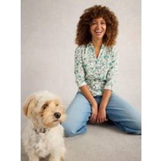 White Stuff White Stuff Green Annie 100% Cotton Jersey Shirt