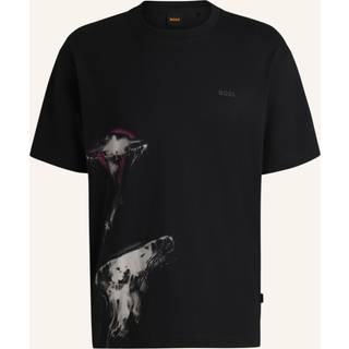 BOSS Te_Jellyfish T-Shirt in Black | BOSS | Norton Barrie - M