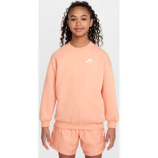 Oversized Nike Sportswear Club Fleece-sweatshirt til større børn - Orange