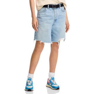 Agolde Indra denim shorts - blue - L