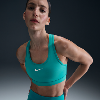 Nike Swoosh Medium Support-sports-bh med indlæg til kvinder - grøn