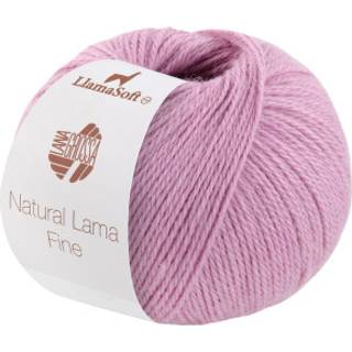 Lana Grossa Natural Lama Chunky 02 Syrenrosa Indhold:100% baby lamauld Vægt/Længde: 50 g = ca. 70 meter Anbefalede pinde: 5.5-6 mm Strikkefasthed: 10 x 10 cm = 18 m x 23 p Vask:Håndvask / Tørres fladt.