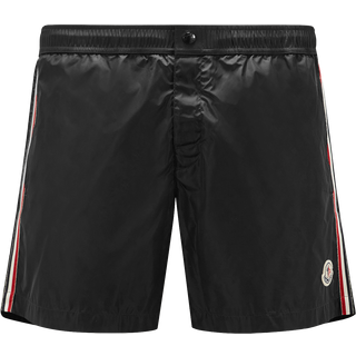 Tricolor Swim Shorts Black - M / BLACK
