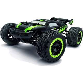 BlackZon Slyder Stadium Turbo 1:16 2.4GHz RTR 4WD LED Vandtæt Sort/Grøn [Levering: 1-2 dage]