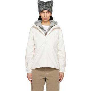 The North Face Women's Antora Rain Jacket White Dune, S