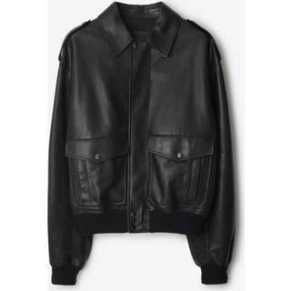 Burberry Leather bomber jacket - black - EU 54