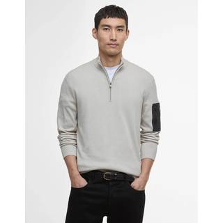 Blades Cotton Half Zip Striktrøje, Mist, S