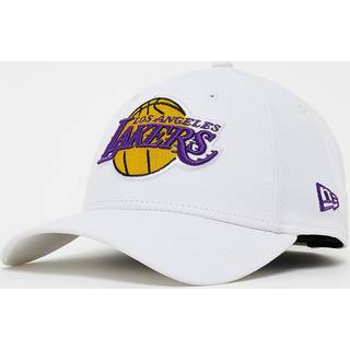LA Lakers NBA White 9FORTY Adjustable Cap newera adult unisex White newera adult unisex White newera adult unisex White newera adult unisex White newe - Osfm