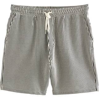Next Black & White Jersey Seersucker Shorts