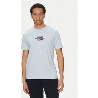 Tommy Hilfiger Flag Box T Shirt Blue