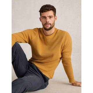 White Stuff White Stuff Yellow Attadale Crew Neck Jumper