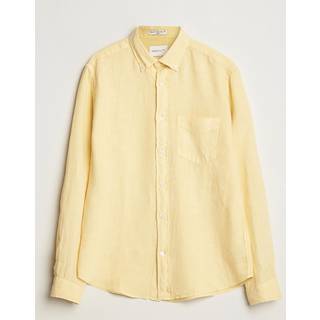 GANT Herre Regular fit garment-dyed hørskjorte (S)