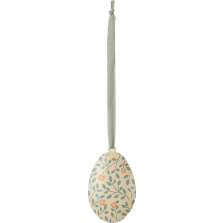 Maileg påskeæg ophæng, blade - Mørk Mint