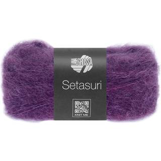 Lana Grossa Setasuri garn - Alpaca og Silke Mørk Violet 64