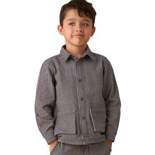 Angel & Rocket 100% Cotton Byron Casual Stribet Jakke5 år (110cm)