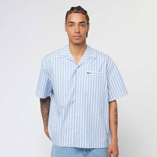 LACOSTE Herren Kurzarmhemd blau gestreift