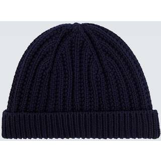 Loro Piana Moltrasio cotton beanie - blue - M
