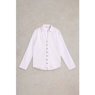 White Stuff Annie Mix Jersey Cotton ShirtEU 38 (UK 10)