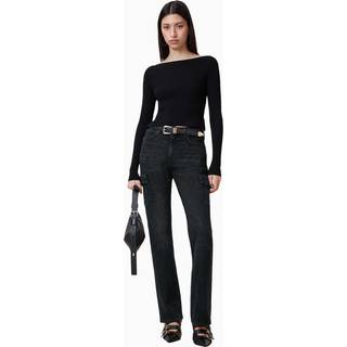 All Saints AllSaints Black Hollis Cargo Bootcut Jeans