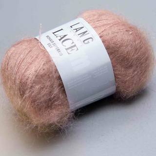 Lang Yarns Lace 048 Indhold: 52% Mohair, 42% Silke Vægt/længde: 25 g. = 310 meter Anbefalede pinde: 3-3.5 mm Strikkefasthed: 10 x 10 cm = 26 m x 40 p Vask: Håndvask / Brug aldrig skyllemiddel / Tørres fladt.