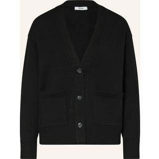 Reiss Reiss Black Harper Chunky Knitted Cardigan