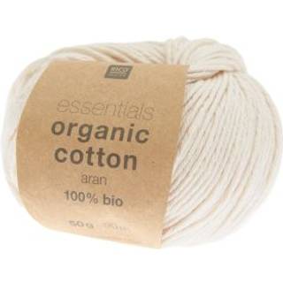 Essentials Organic Cotton aran - Creme