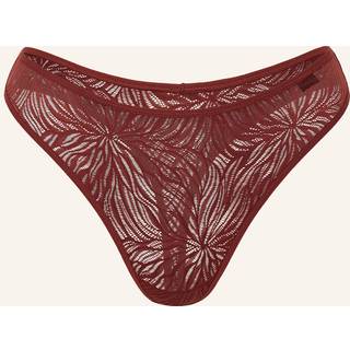 Thong - Sheer Marquisette - Red - S