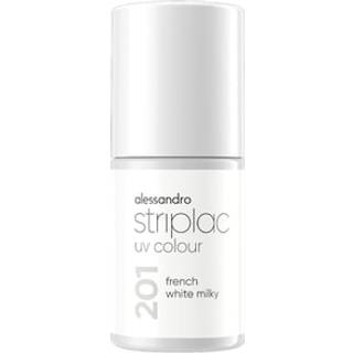 Alessandro Negle Striplac-UV-ColourUV Nagellack 201 French White Milky 6,5 ml () - 6,5 ml