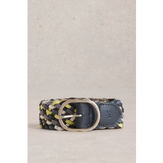 White Stuff White Stuff Blue Leather Weave Belt