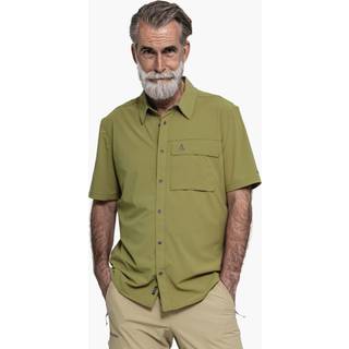 Schöffel Shirt Style Dooser Skjorte Herrer størrelse 56 farve olivengrøn