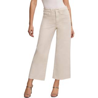 Good American Good American White Waist Palazzo Crop Jeans
