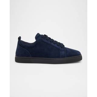 Christian Louboutin Louis Junior suede sneakers - blue - EU 47