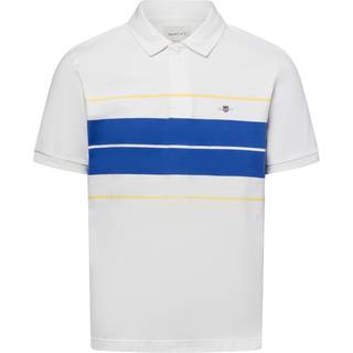 GANT Herre Stribet Shield poloskjorte (XL)