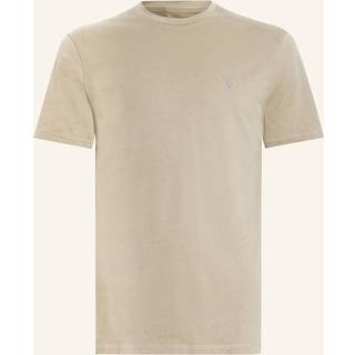 All Saints AllSaints Brown 100% Organic Cotton Brace Crew Neck T-Shirt