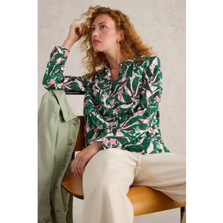 White Stuff White Stuff Green Sophie Cotton Shirt