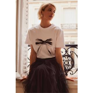 Mint Velvet Bow Motif T-ShirtXL