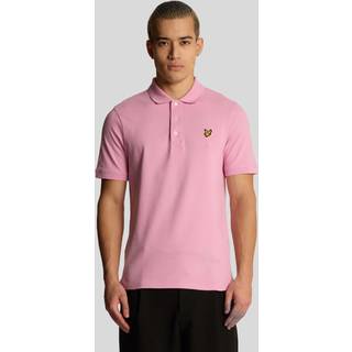 Lyle And Scott Plain Polo T Shirt Pink