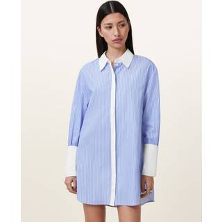 All Saints AllSaints Blue Alber Stripe Dress