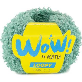 Katia Wow Loopy 162 Malakit Indhold:100% polyester Vægt/længde: 150 g = ca. 60 meter Anbefalede pinde: 9-10 mm Strikkefasthed: 10 x 10 cm = 8 m x 10 p Vask: Finvask 30℃ / Tåler ikke tørretumbling.