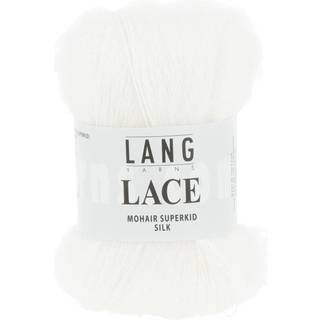 Lang Yarns Lace 013 Indhold: 52% Mohair, 42% Silke Vægt/længde: 25 g. = 310 meter Anbefalede pinde: 3-3.5 mm Strikkefasthed: 10 x 10 cm = 26 m x 40 p Vask: Håndvask / Brug aldrig skyllemiddel / Tørres fladt.