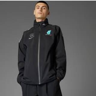 MERCEDES - AMG PETRONAS FORMULA ONE TEAM MECHANICS REGNJAKKE - Black / Reflective Silver