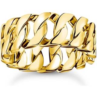 Thomas Sabo TR2497-413-39-58 Ring - Kettenglieder breit vergoldet Damen