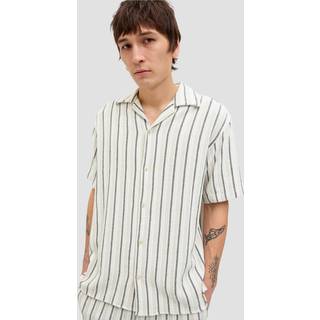 Jack & Jones Coba Stripe Resort Shirt SS Celadon Tint