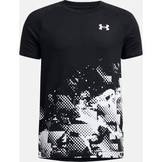 Under Armour Tech™ Graphic Boys' Short Sleeve Black / White YSM (127 - 137 cm)