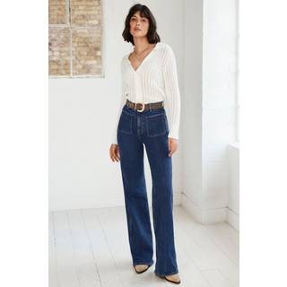 Mint Velvet Mint Velvet Blue Relaxed Straight Jeans